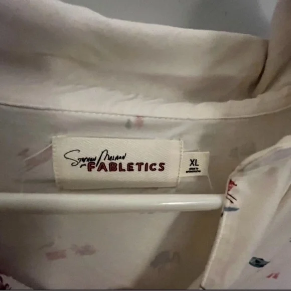 Fabletics x Malbon Mens Effortless Oversized Polo XL Great Condition - Picture 3 of 3